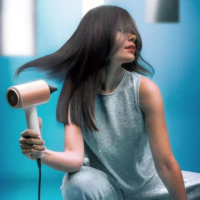 Cecotec DryGlam Nano Plasma Hair Dryer 1600 W Black/Rose Gold