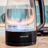 Cecotec ThermoSense 320 Clear elektrinis virdulys 2200 W 1,7 L stiklas juoda/skaidrus