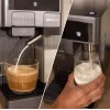 Cecotec FreeStyle Latte T Espresso aparatas - 20 barų siurblio slėgis, įmontuotas pieno putotojas, 1350 W, pilka
