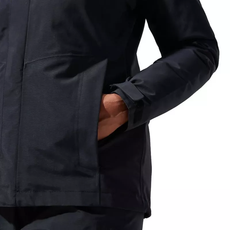 Berghaus Hillwalker Gore-Tex InterActive Jacket - Moteriška striukė, dydis S (juoda)