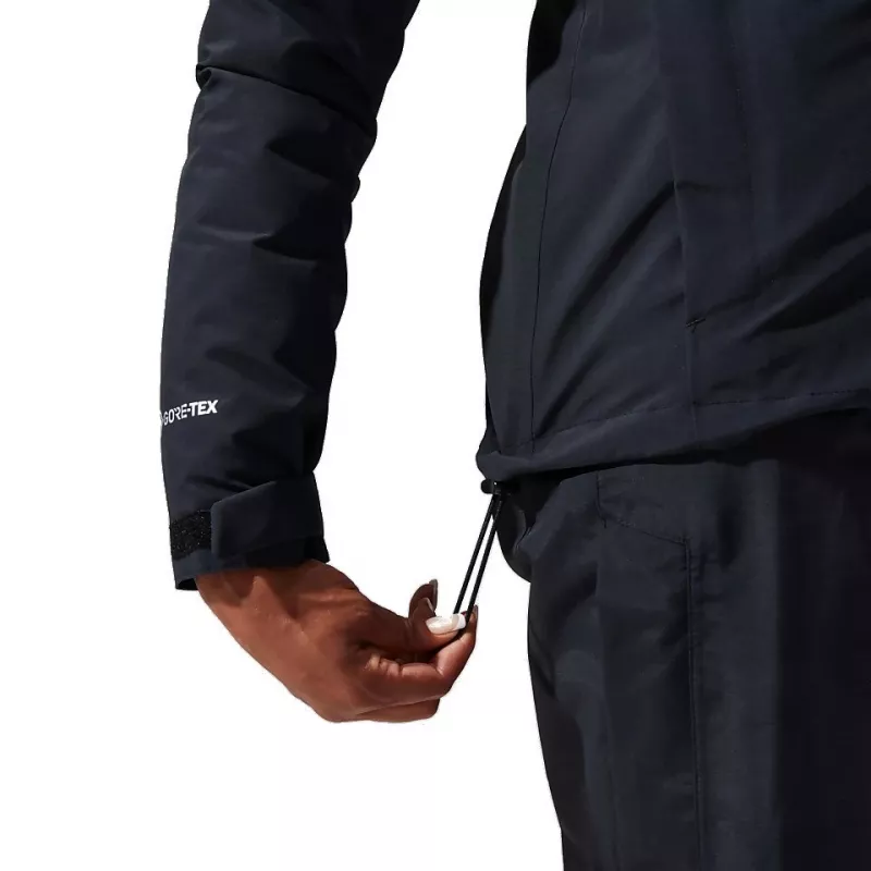 Berghaus Hillwalker Gore-Tex InterActive Jacket - Moteriška striukė, dydis S (juoda)