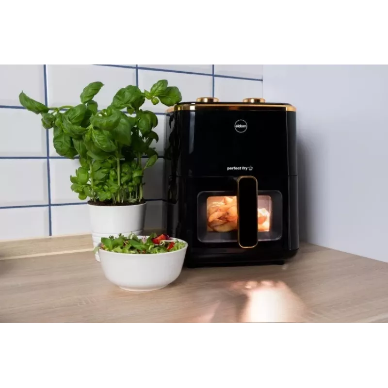 ELDOM FR45 FRITELO 1500 W bekepė gruzdintuvė, juoda