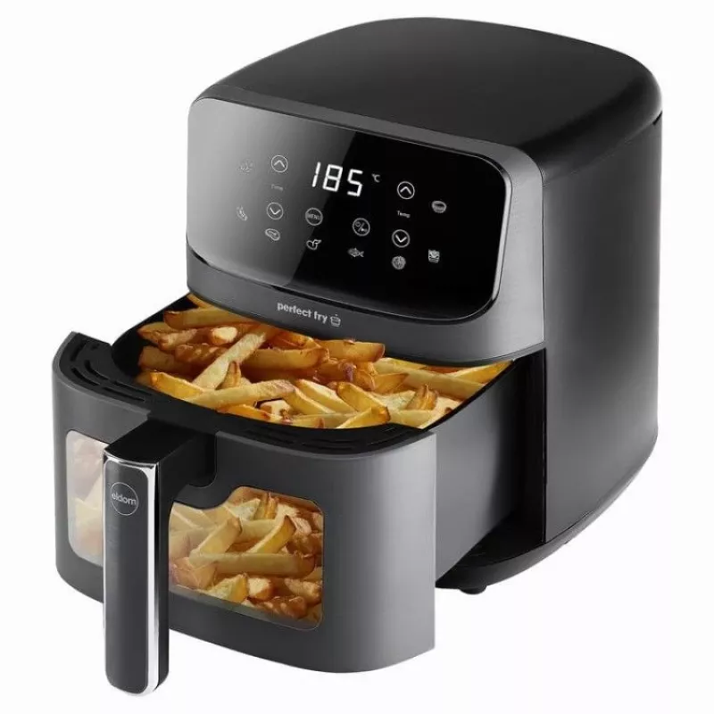 ELDOM FR45 FRITELO 1500 W bekepė gruzdintuvė, juoda