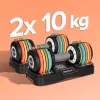 REBEL ACTIVE Automatiniai ketaus hanteliai 2x10kg RBA2335