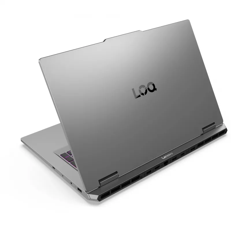 Nešiojamas žaidimų kompiuteris Lenovo LOQ 17IRX10 83JH - 17,3 colio FHD IPS 144Hz, Intel Core i5-13450HX, 24GB DDR5 RAM, 1TB NVMe SSD, NVIDIA GeForce RTX 5050 6GB, Windows 11 Home, Storm Grey
