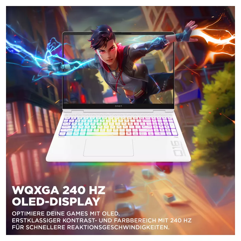 HP OMEN Max 16-ah0195ng žaidimų nešiojamasis kompiuteris 16 colių QHD 240Hz Intel Core Ultra 9 275HX 32GB RAM 1TB SSD RTX 5080 Windows 11 Home Shadow Black