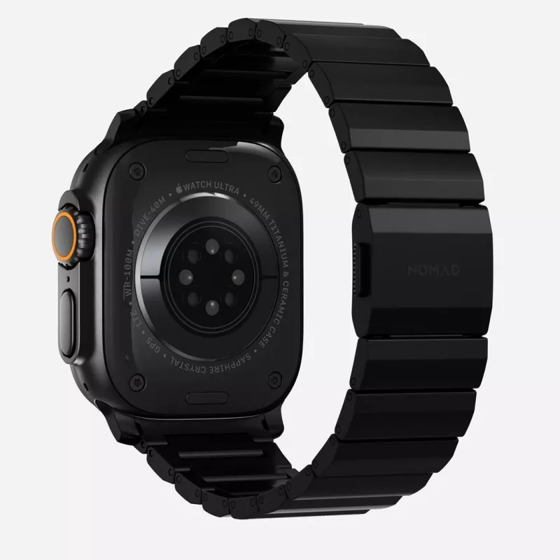 NOMAD Titanium Band, skirtas Apple Watch 46/49 mm, sidabrinis
