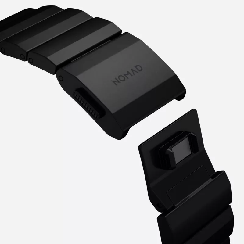 NOMAD Titanium Band, skirtas Apple Watch 46/49 mm, sidabrinis