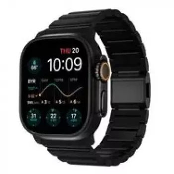NOMAD Titanium Band, skirtas Apple Watch 46/49 mm, sidabrinis