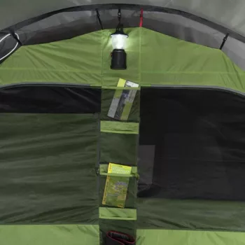 High Peak Garda 5.0 4-Asmenų Tunelinė Palapinė Žalia/Šviesiai Pilka