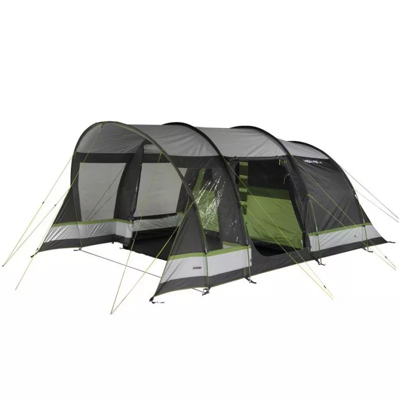 High Peak Garda 5.0 4-Asmenų Tunelinė Palapinė Žalia/Šviesiai Pilka