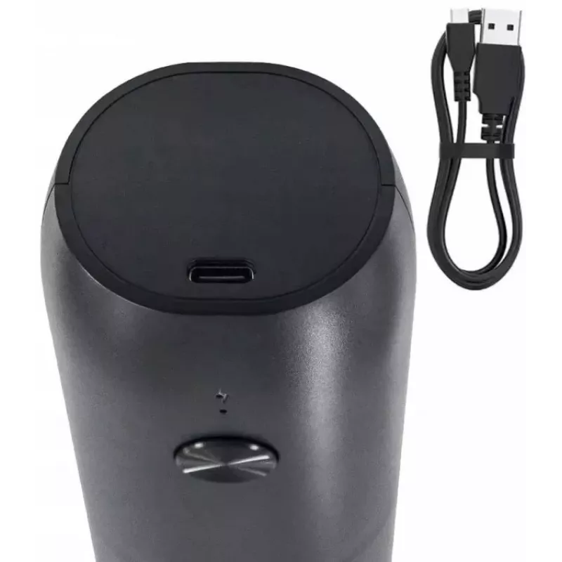 PROMIS MP35X2 Elektrinis druskos ir pipirų malūnėlių rinkinys su stovu, nerūdijantis plienas/sidabras, 2x 220 mm, keraminis malūnėlis, maitinamas baterijomis, LED šviesa