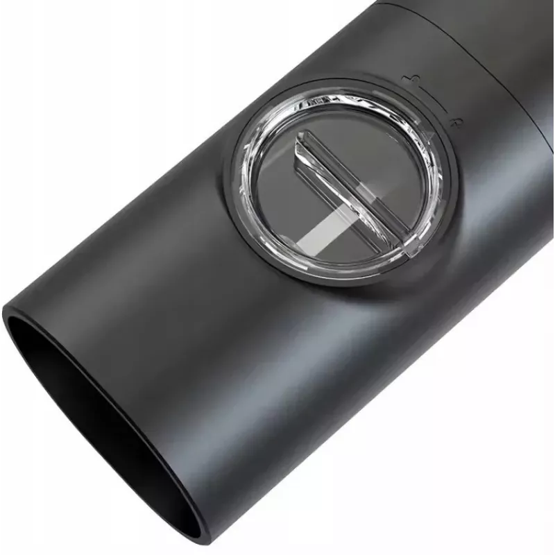 PROMIS MP35X2 Elektrinis druskos ir pipirų malūnėlių rinkinys su stovu, nerūdijantis plienas/sidabras, 2x 220 mm, keraminis malūnėlis, maitinamas baterijomis, LED šviesa