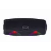Gembird SPK-BT-LED-02 nešiojamas Bluetooth vakarėlių garsiakalbis, 10W, juodas