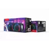 Gembird SPK-BT-LED-02 nešiojamas Bluetooth vakarėlių garsiakalbis, 10W, juodas