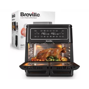 Breville VDF130X Oil-Free Air Fryer, 5.5L, 1700W, Black