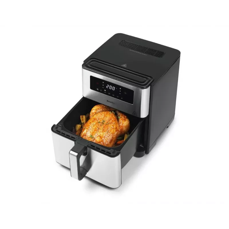 Breville VDF131X Aliejaus nenaudojanti keptuvė, 1,25 kg, 1400 W, juoda/sidabrinė