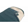 Outwell Camper Lux Double Blue Sleeping Bag 235x150 cm -16 to 5 °C Both Side Zipper