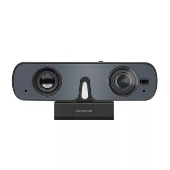 ROCWARE RC08P kamera, juoda, USB, 1080i/720p, įmontuotas mikrofonas