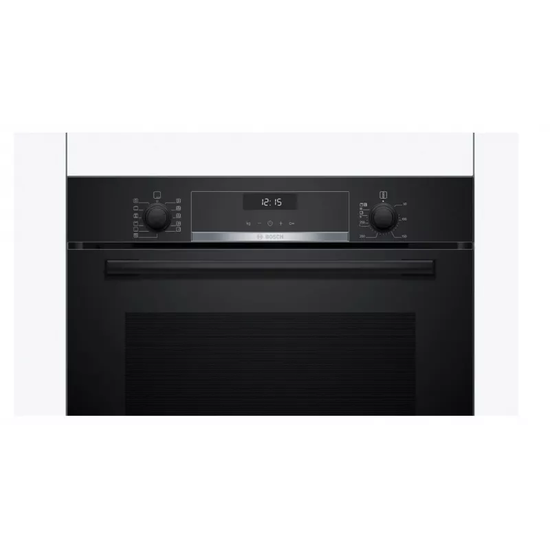 Bosch Serie 6 HBG557EB3 Įmontuojama orkaitė su pirolitiniu savaiminiu valymu, 71 l, juoda