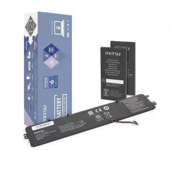 MITSU baterija, skirta Lenovo Yoga L14M3P24 L14S3P24 11.4V 3950mAh 45Wh Li-Polymer 3 elementai juoda