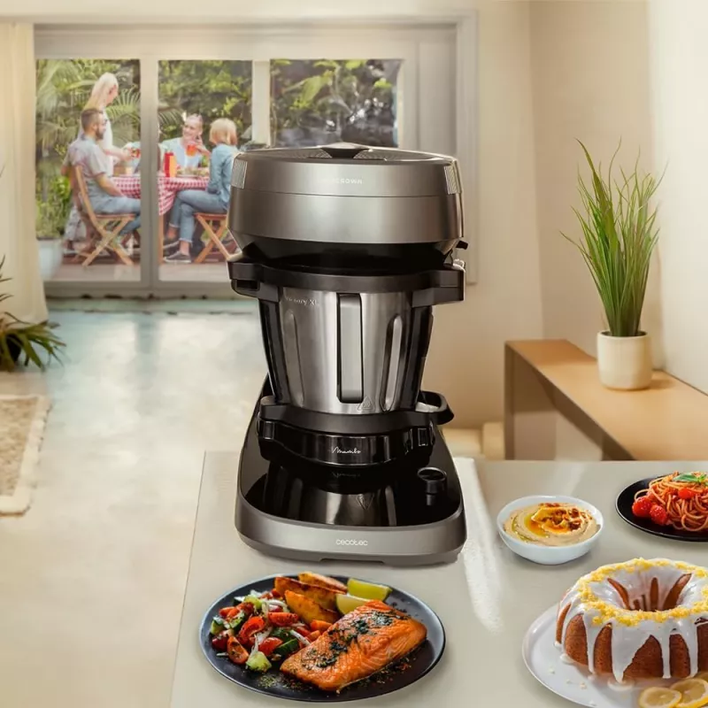 Cecotec Mambo CooKing Victory Multifunkcinis Virtuvinis Kombainas 1700 W 4,5 L Juoda/Pilka