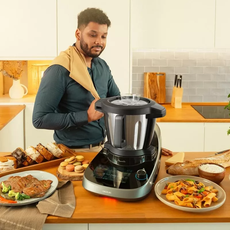 Cecotec Mambo CooKing Victory Multifunkcinis Virtuvinis Kombainas 1700 W 4,5 L Juoda/Pilka
