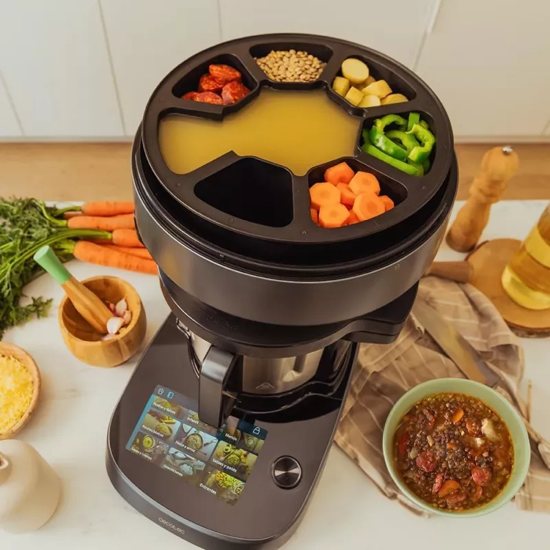 Cecotec Mambo CooKing Victory Multifunkcinis Virtuvinis Kombainas 1700 W 4,5 L Juoda/Pilka