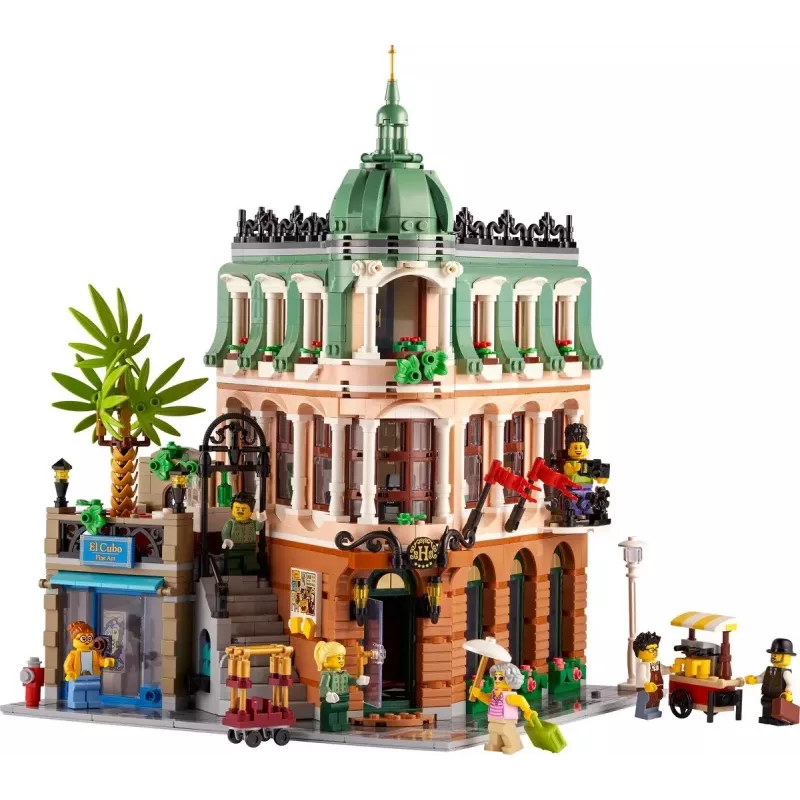 LEGO Icons 10297 Boutique Hotel modulinis pastatų rinkinys (3066 dalių)