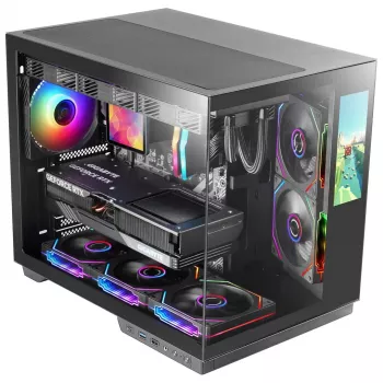 Tacens Mars Gaming MCMIRAGE Midi Tower kompiuterio korpusas juodas