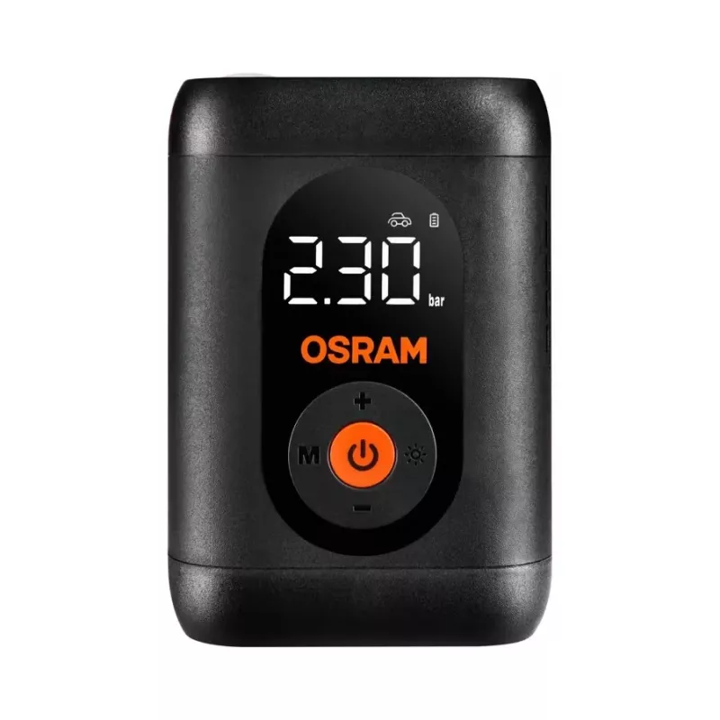 OSRAM TyreInflate 1600 Essential 12V automobilinis padangų pripūtimo kompresorius 80 PSI analoginis manometras