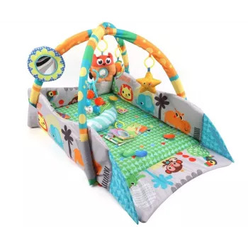 MILLY MALLY 4-in-1 Jungle Educational Mat, Dry Pool, Playpen