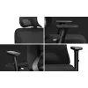 MARK ADLER MA-Manager 3.5 Black Executive Office Chair with Headrest, Eco-Leather, Chrome Base