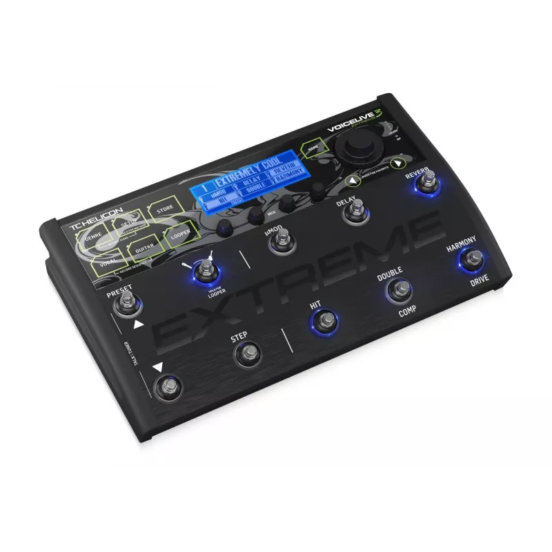 TC-Helicon VoiceLive 3 Extreme - Gitaros ir vokalo kelių efektų procesorius su looperiu