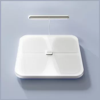 AWEI SS1 Daugiafunkcinės kūno svarstyklės su Bluetooth 5.0, balta