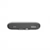 Gembird PB10-PD20-LCD-01 Greitojo įkrovimo power bank su integruotais kabeliais, 20W, 10000 mAh, juoda