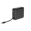 Gembird PB10-WPC15-LCD-01 Greitojo įkrovimo Power Bank su belaidžiu įkrovikliu, 20W, 10000 mAh, juoda