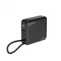 Gembird PB10-WPC15-LCD-01 Greitojo įkrovimo Power Bank su belaidžiu įkrovikliu, 20W, 10000 mAh, juoda