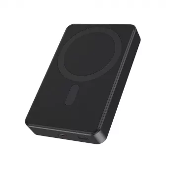 Gembird PB10-WPC15M-01 Magnetinė belaidė Powerbank 15W, 10000 mAh, juoda