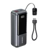 Gembird PB10-PD20-LCD-02 Kompaktiškas greito įkrovimo powerbank su LCD ekranu, 20W, 10000 mAh, kosminė pilka