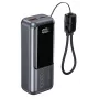 Gembird PB10-PD20-LCD-02 Kompaktiškas greito įkrovimo powerbank su LCD ekranu, 20W, 10000 mAh, kosminė pilka