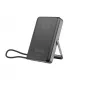Gembird PB10-WPC15MS-01 Magnetinė belaidė Powerbank su integruotu stovu, 15W, 10000 mAh, juoda