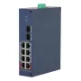 DAHUA CHS4210-8GT-110 valdomas L2 jungiklis, 8x Gigabit PoE+ prievadai, 110W PoE biudžetas
