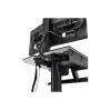 Ergotron WorkFit-C Single HD Sit-Stand Workstation - Mobilus vežimėlis - Juoda, Pilka - 12,7 kg - 76,2 cm (30 inch) - VESA 75x75, 100x100, 200x100, 200x200 - 360°