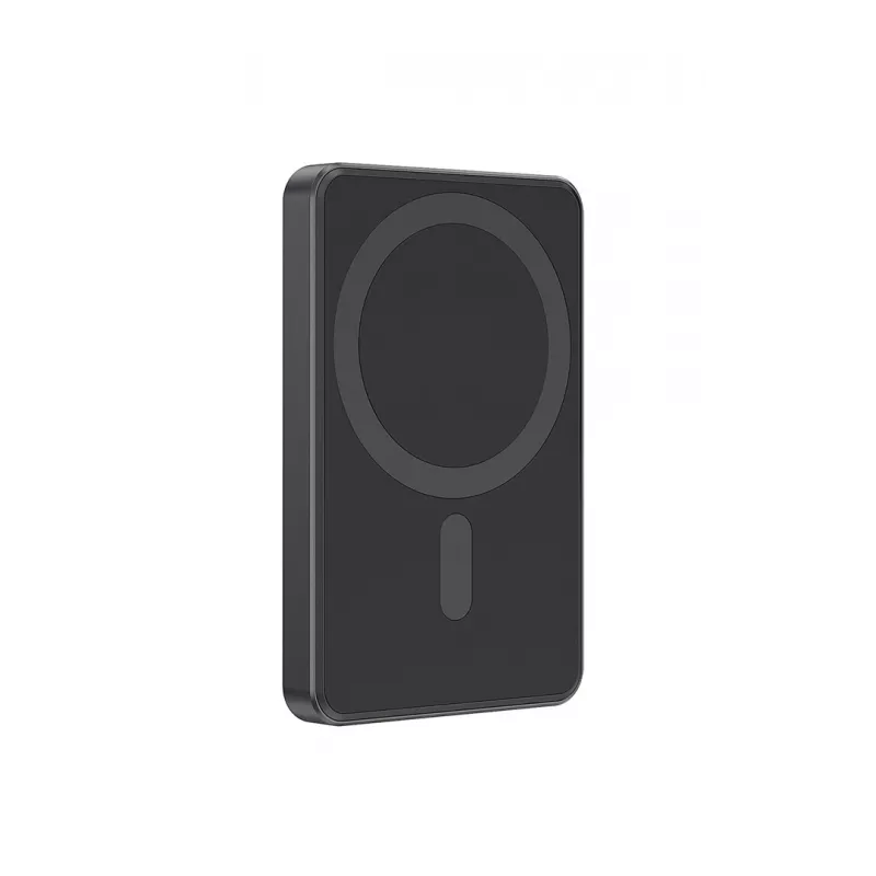 Gembird PB05-WPC15M-01 Magnetinė belaidė Power Bank 15W, 5000mAh, juoda
