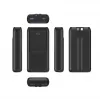 Gembird PB20-PD20-LCD-01 Greitojo įkrovimo power bank su integruotais kabeliais, 20W, 20000 mAh, juoda