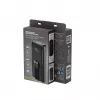 Gembird PB20-PD20-LCD-01 Greitojo įkrovimo power bank su integruotais kabeliais, 20W, 20000 mAh, juoda