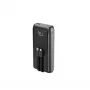 Gembird PB20-PD20-LCD-01 Greitojo įkrovimo power bank su integruotais kabeliais, 20W, 20000 mAh, juoda