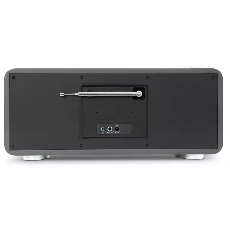 TechniSat DIGITRADIO 602 DAB+/FM/Internet Radio su Bluetooth, CD grotuvu ir belaidžiu Qi įkrovimu - antracito/sidabro spalvos