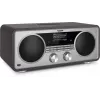 TechniSat DIGITRADIO 602 DAB+/FM/Internet Radio su Bluetooth, CD grotuvu ir belaidžiu Qi įkrovimu - antracito/sidabro spalvos